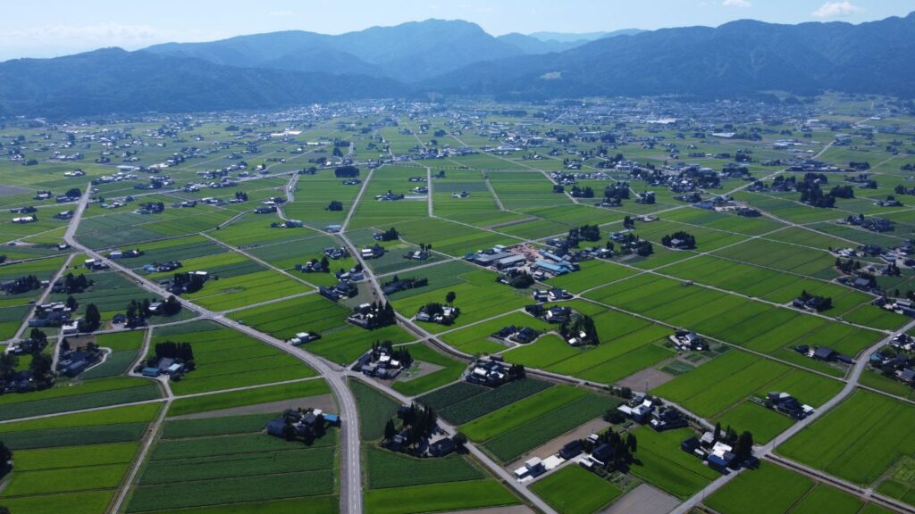 富山県 砺波平野