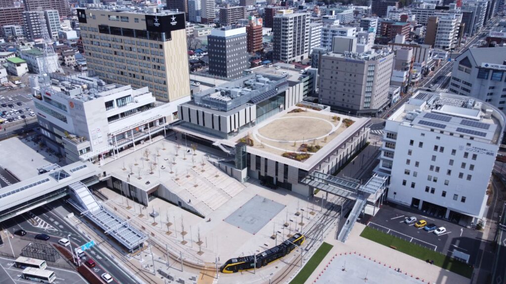 宇都宮市駅東地域の市街地再開発